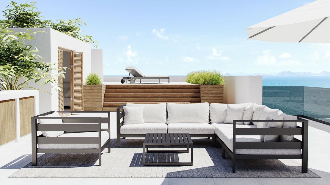 Stylish Garden Furniture Set ADRIANO L arteliadesign.co.uk