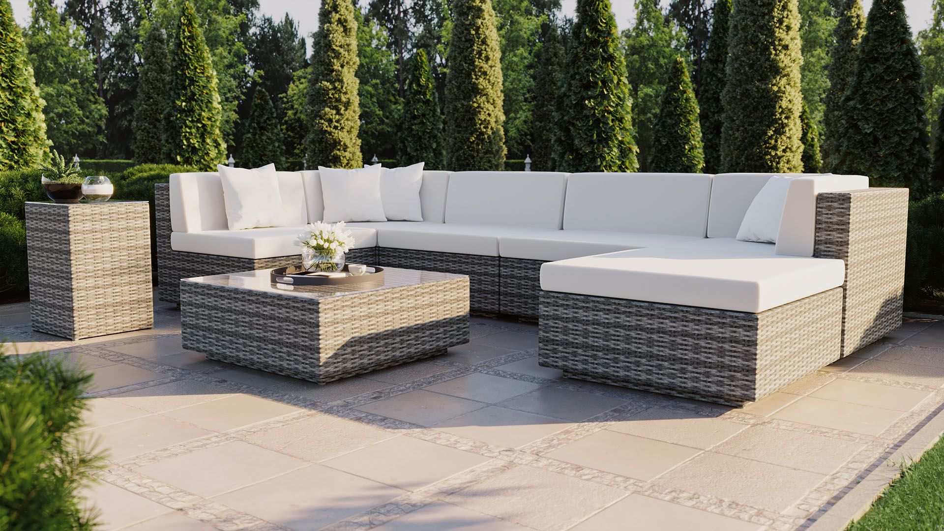 High quality store outdoor sectional