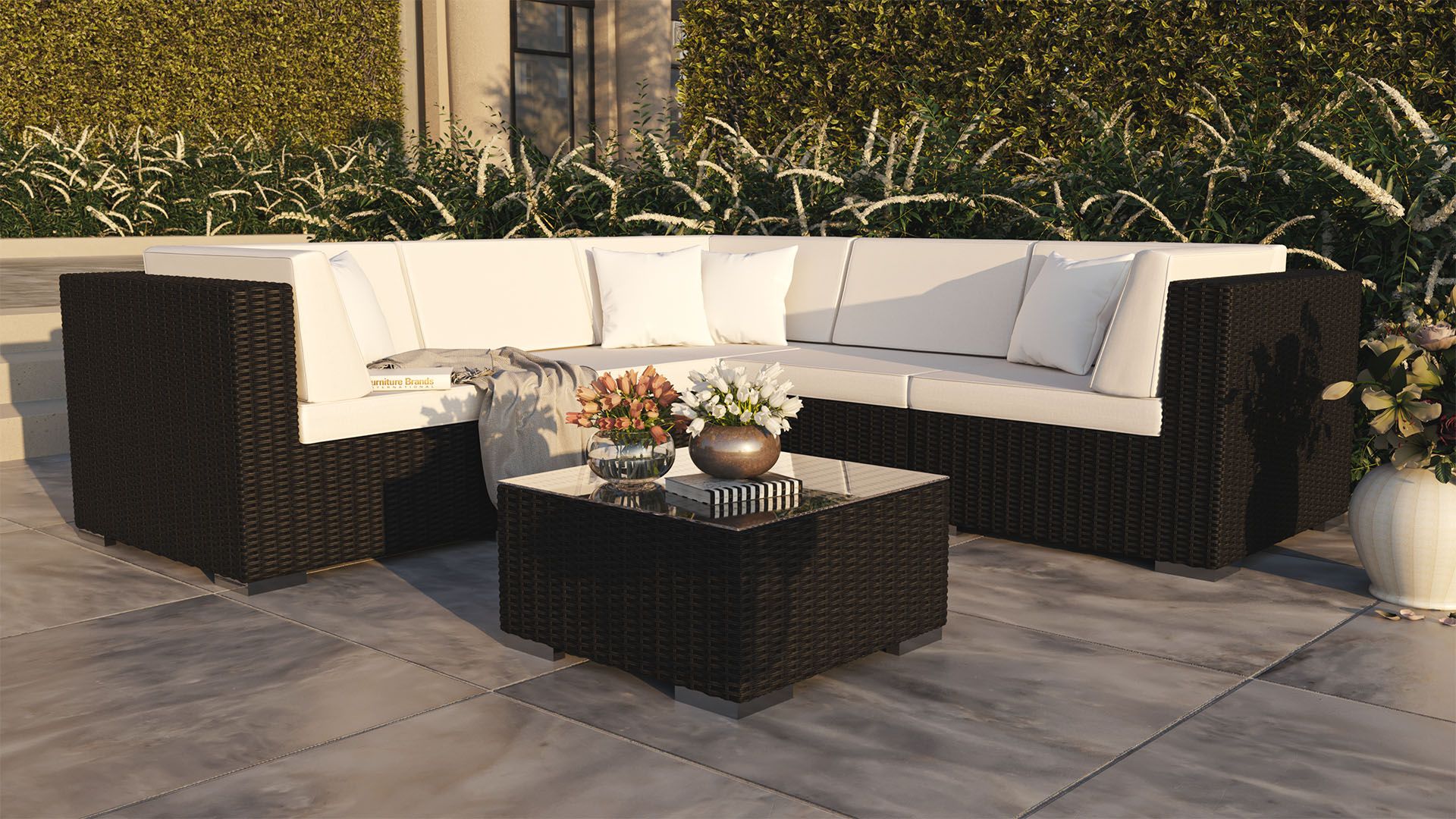 Eckcouch Terrassen M bel aus im Lounge Stil Epona S artelia