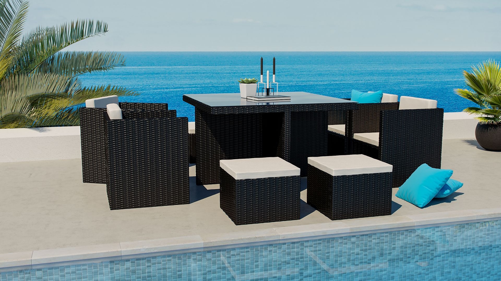 B and m small garden tables hot sale