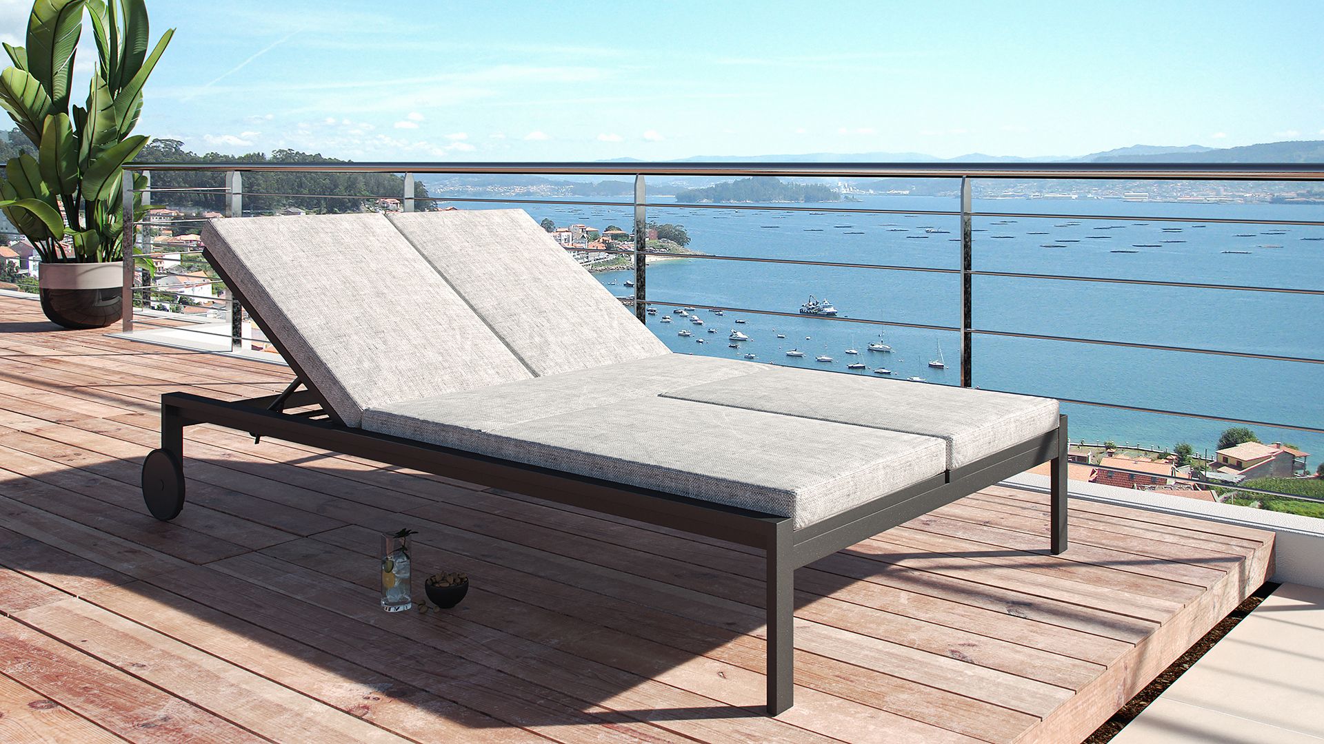 Double lounger discount