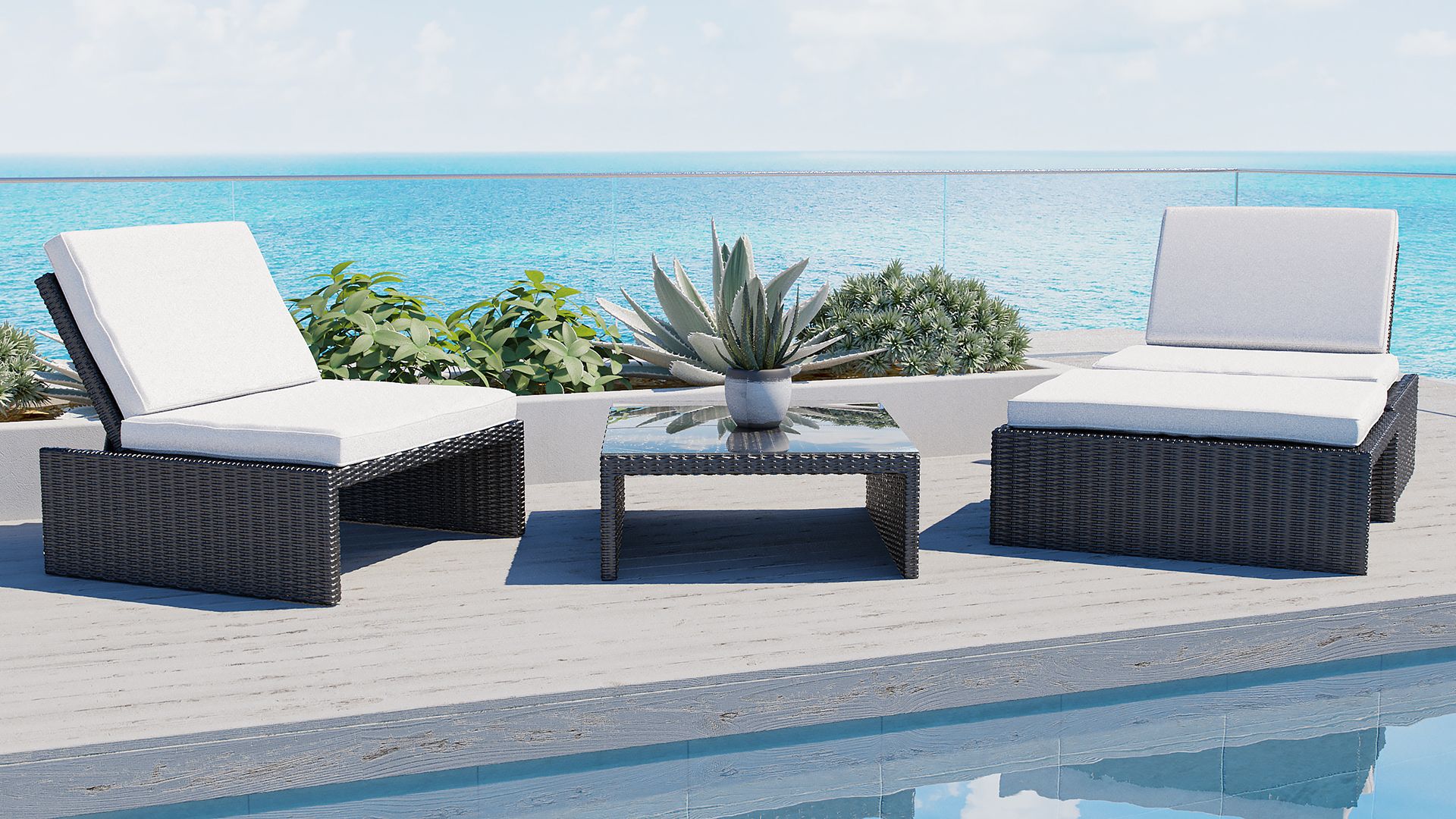 Outdoor Lounge Set ESTORIA M artelia design