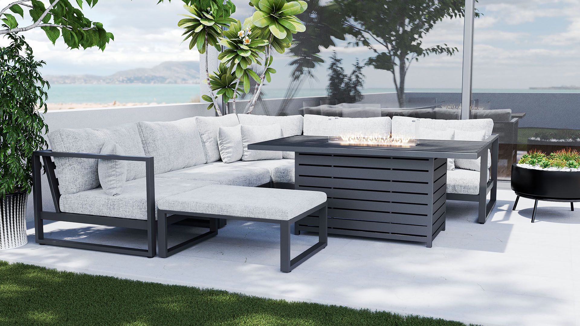 Dining lounge outlet set outdoor