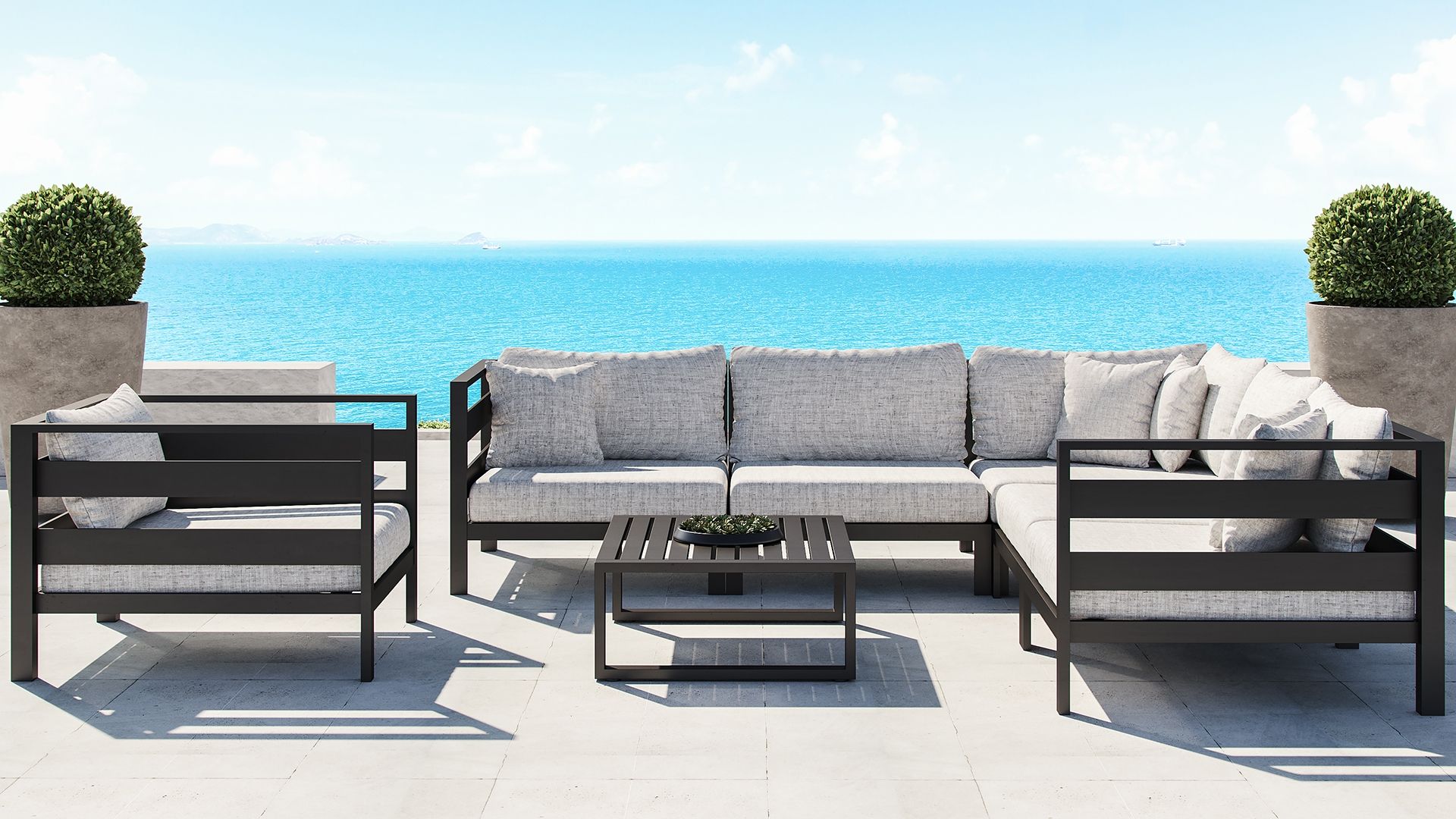 Stylish Garden Furniture Set ADRIANO L arteliadesign.co.uk