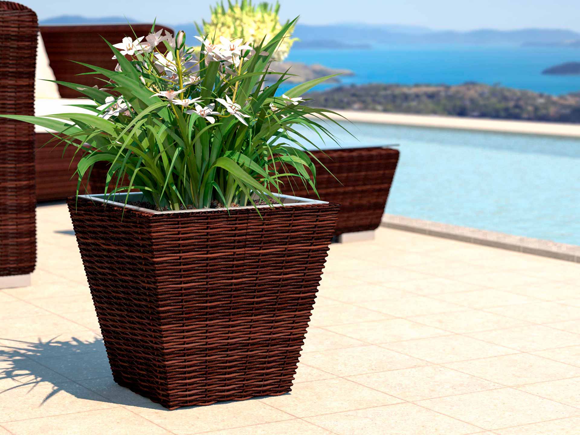 Plant pot Flora S