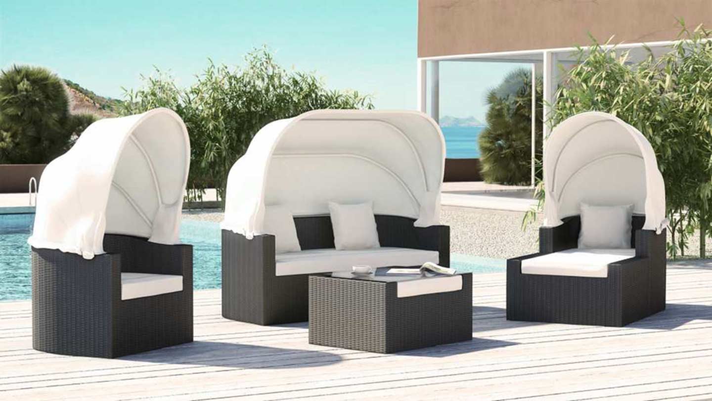 Rattan Daybed Set Futuraa