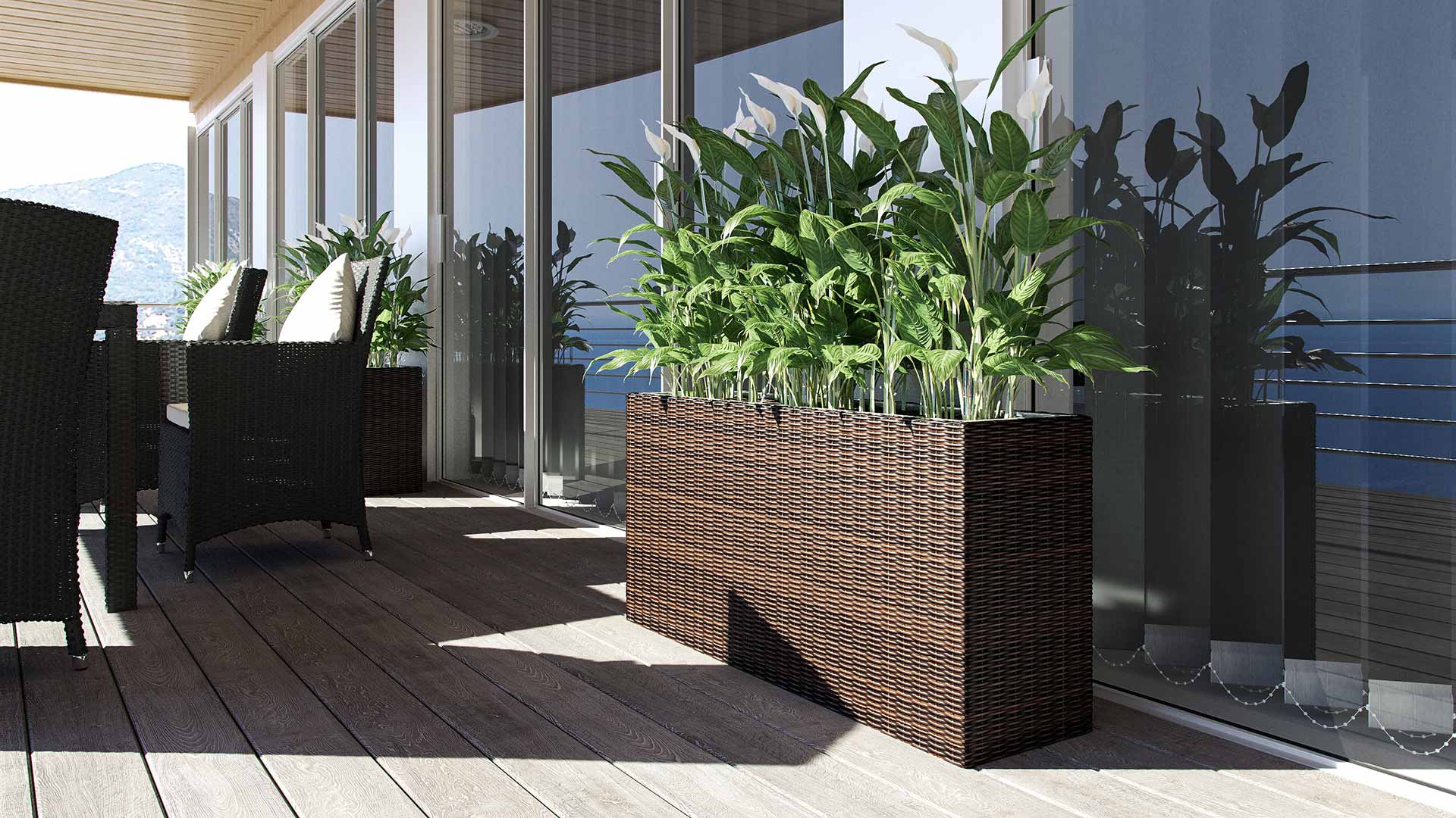 Rattan Flower Pot Nathy L