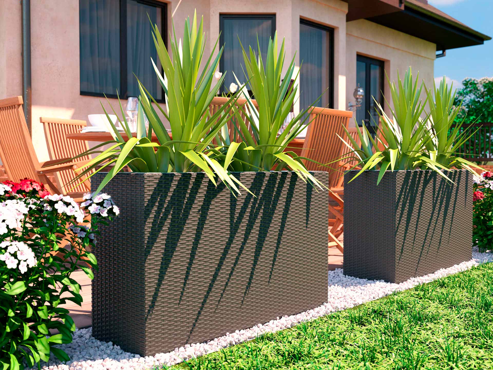 Rattan Flower Pot Natura M